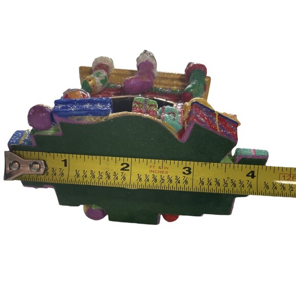 Christopher Radko Christmas Ornament Holder Display Hanger Stand Cat Fireplace - Picture 10 of 12